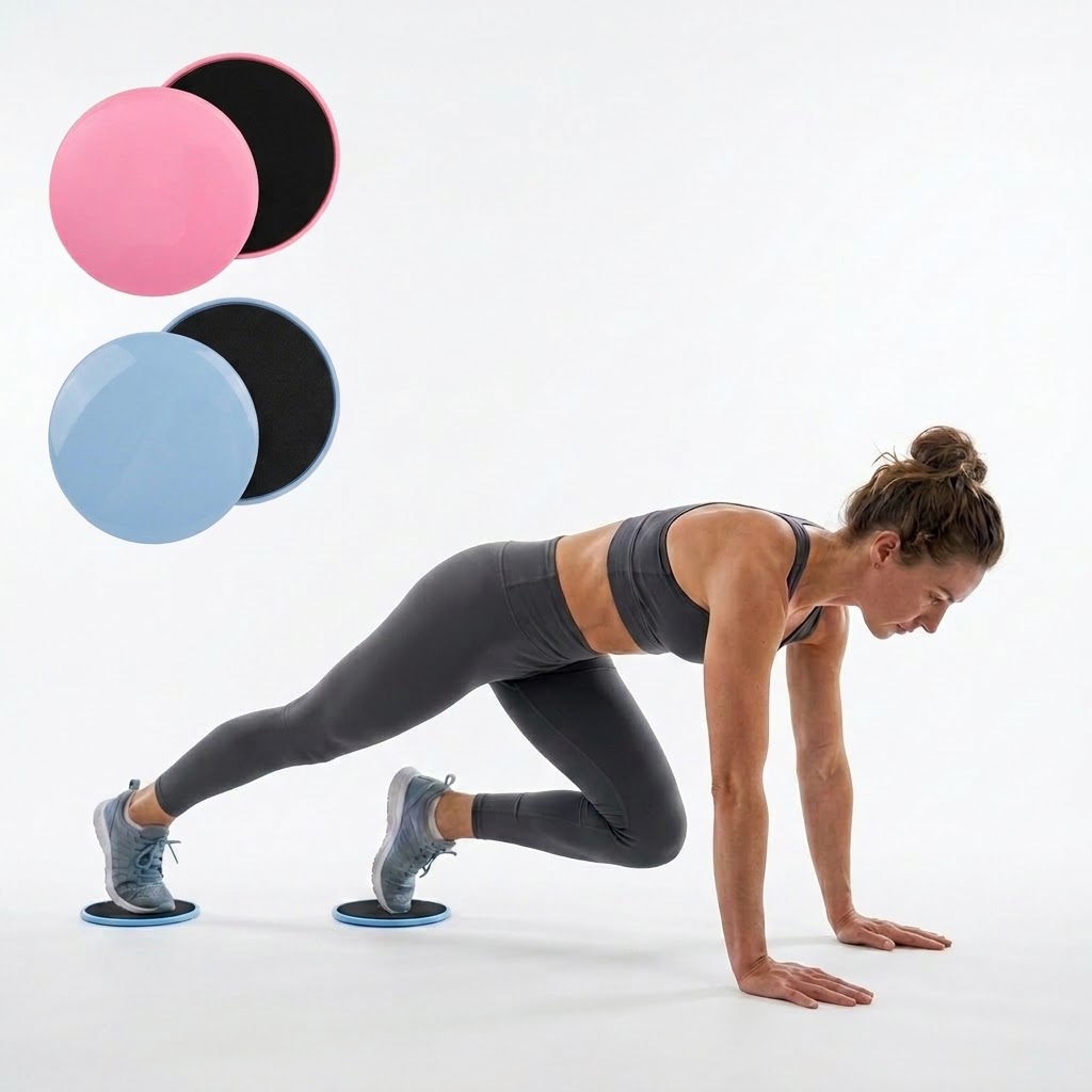 Yoga Fitness Workout - Sliding Core Training Plates Core Sliders