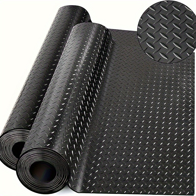 Gym Floor Mats - Oxford Canvas Anti-Slip Rubber Mat -