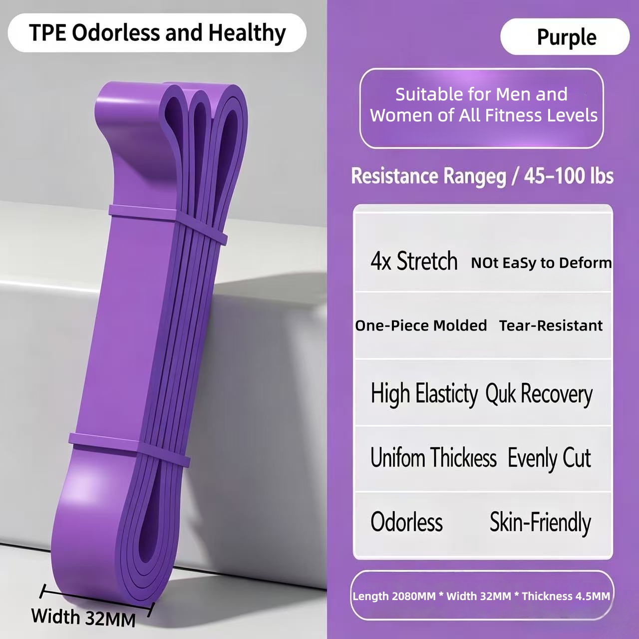TPE Resistance Bands 6 Levels  - Suspension Trainer Trx review and price