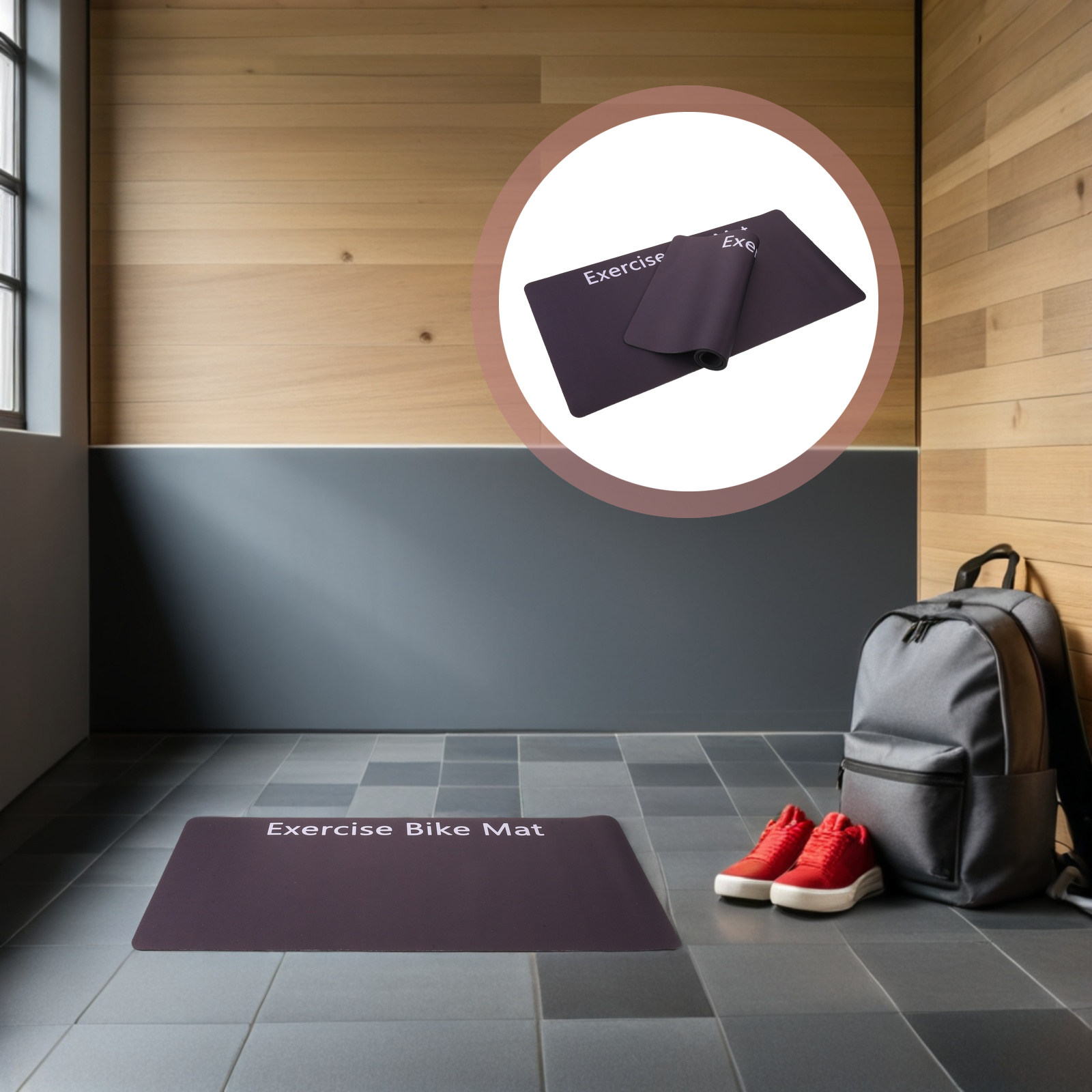 2Pcs Fitness Equipment Shock A - Gym Floor Mats review and price