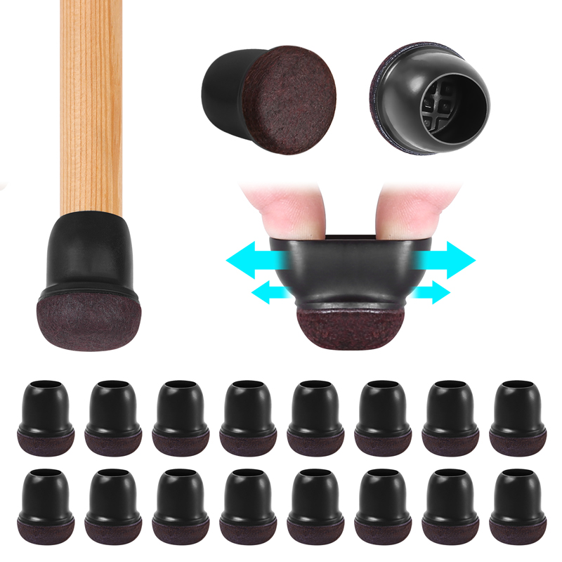 16PCS Black Silicone Chair Leg - Sit Up Bar Floor review and price