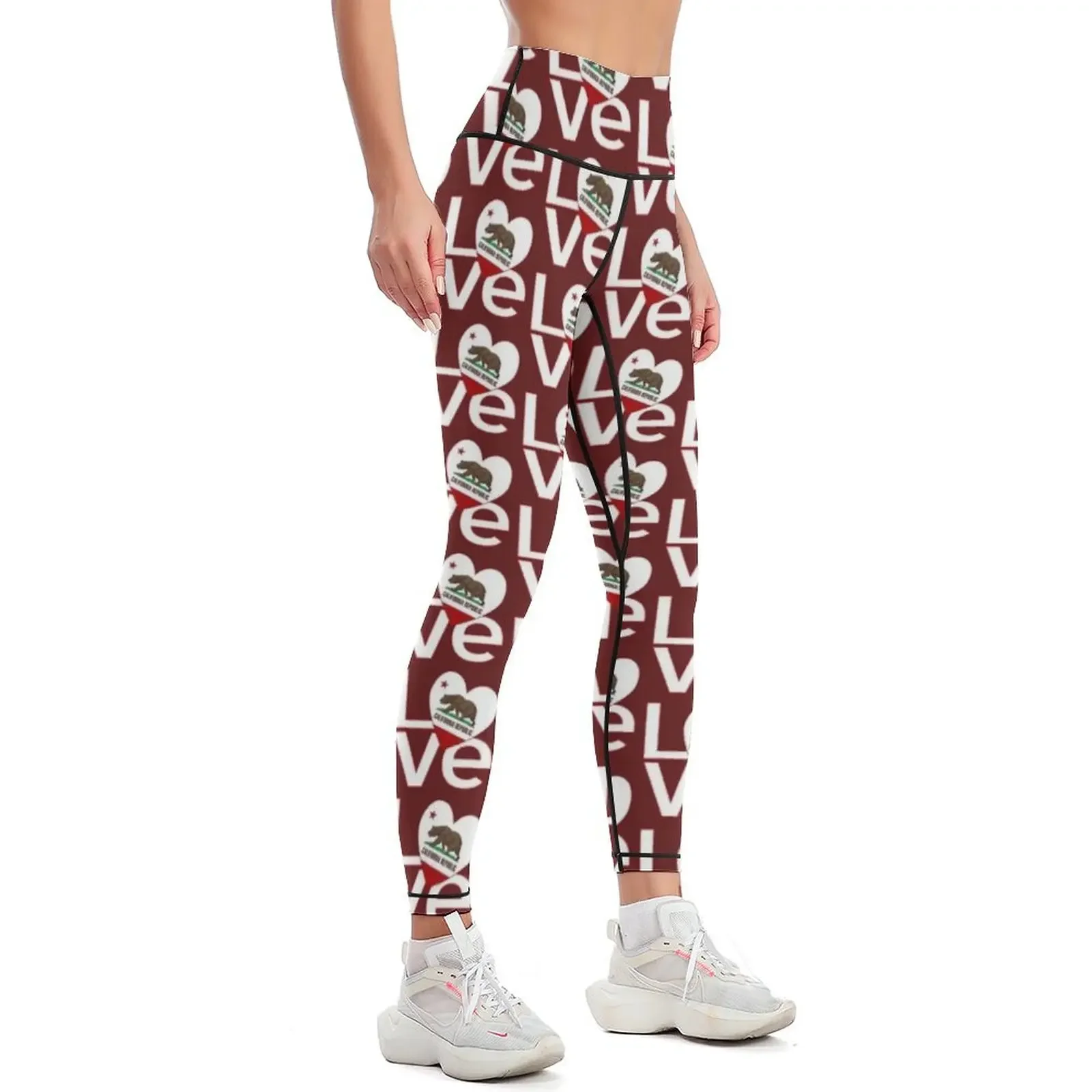 Red and White California LOVE  - Yoga Fitness California review and price