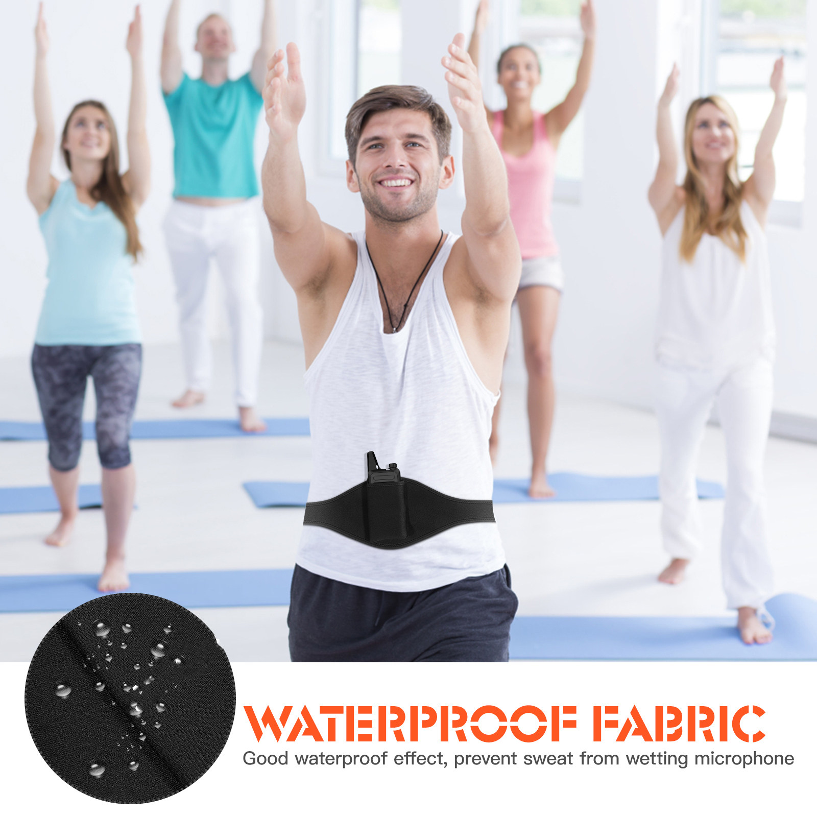 Mic Belt Adjustable Microphone - Yoga Fitness Teacher review and price