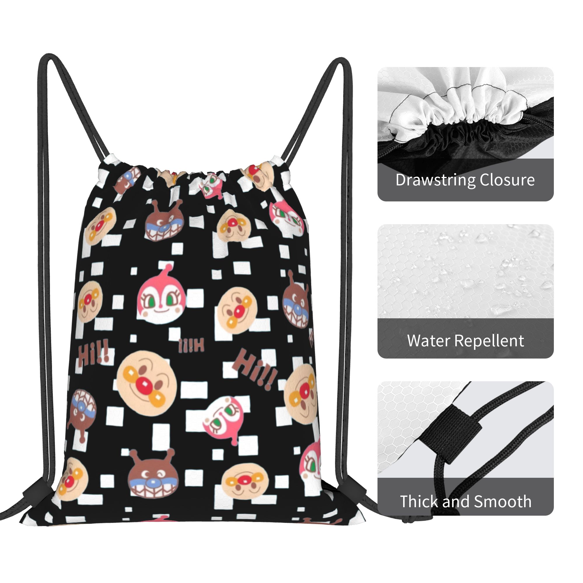 Custom Anpanmans Drawstring Ba - Yoga Fitness Bag review and price